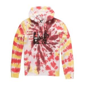 Element X Star Wars Droid Tie Dye Hoodie Mens Size Large Red Combo R2D2 C3PO